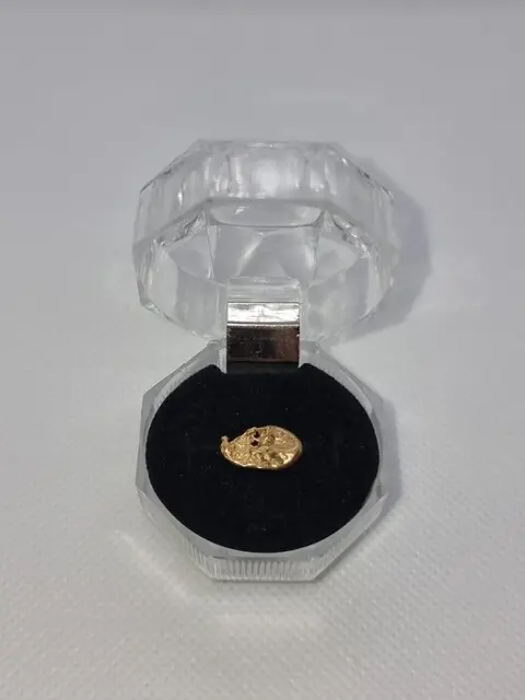 Goud natuurlijk goudklompje Australië - 1.22 g - (1)