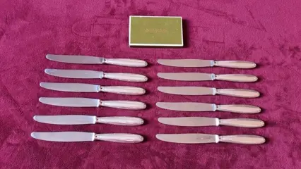 Christofle - Messenset, van tafel (12) - Verzilverd -