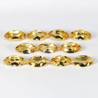 11 pcs Geen minimumprijs - Citrien - 20.05 ct