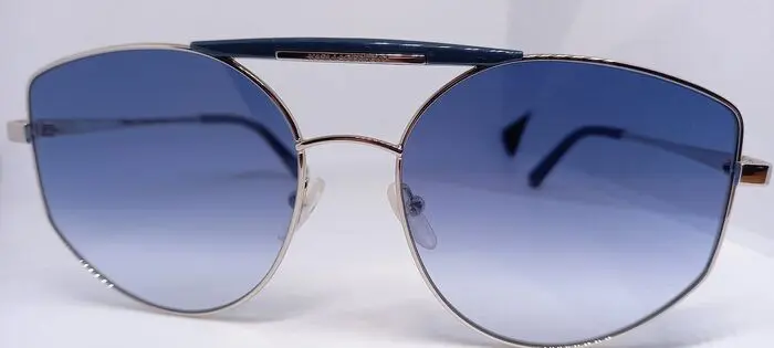 Karl Lagerfeld - GOLD Bridge - NOVOS - Blue Lenses -