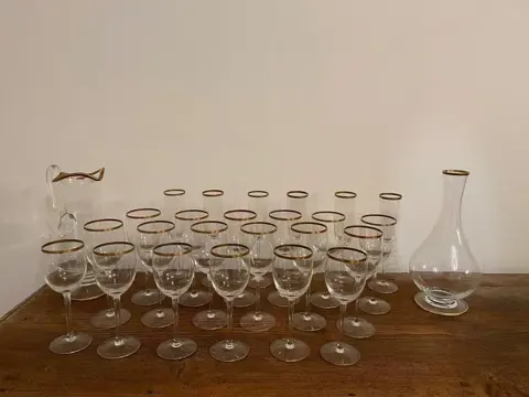 Nason Moretti attribuito - Drinkservies voor 6 (26) -