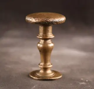 Lakzegel met familiewapen - Brons - 17e eeuw