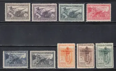Spanje 1938 - Tribute to the Popular Army - Edifil 792/800