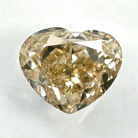 Diamant - 0.45 ct - Hart - Natural Fancy Light Grayish