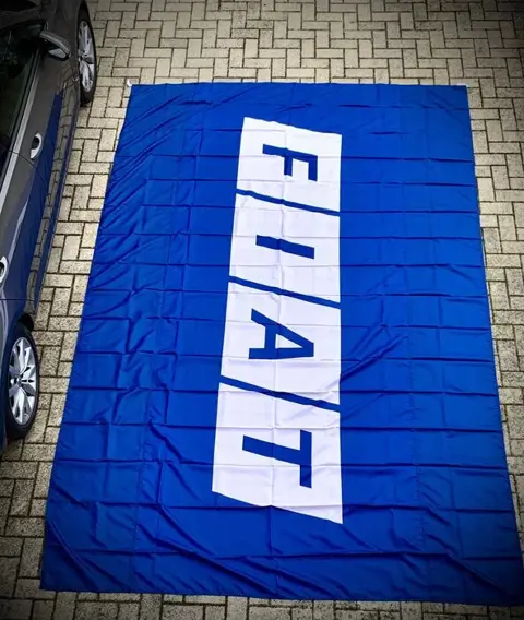 Bord - Bandiera Fiat 4 metri - Fiat - 1990-2000