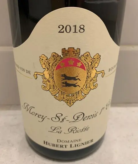 2018 Morey Saint Denis 1° Cru "La Riotte" - Domaine Hubert