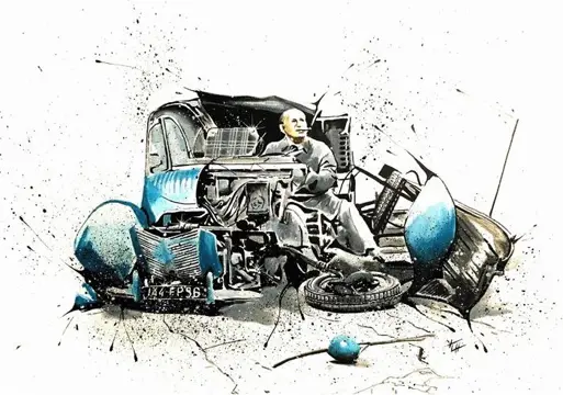 Afbeelding/illustratie - Bourvil, De Funes - Le Corniaud -