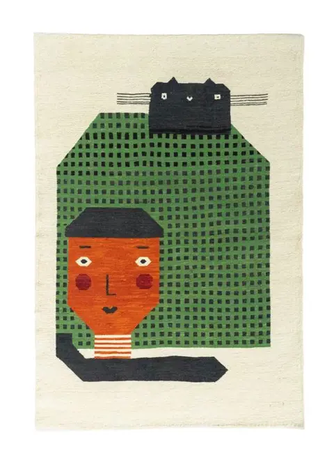 Designer Kelim - verzamelaars stuk - 150 cm - 101 cm