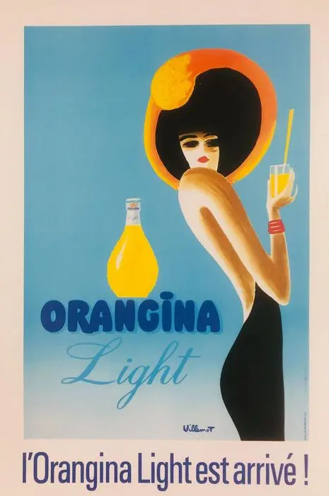 Bernard Villemot, (after) - L'Orangina Light est arrivé ! -