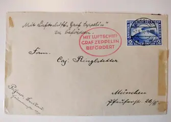 Duitse Rijk 1930 - Zeppelin cover:2RM Sudamerika Fahrt Deutsche Luftpost