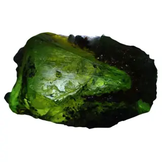 Zeldzame Gemmy Transparante Groene Tsavoriet Edelsteen