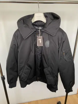 Trussardi - NEW - Black - Fabric - Luxury Padded Jasje
