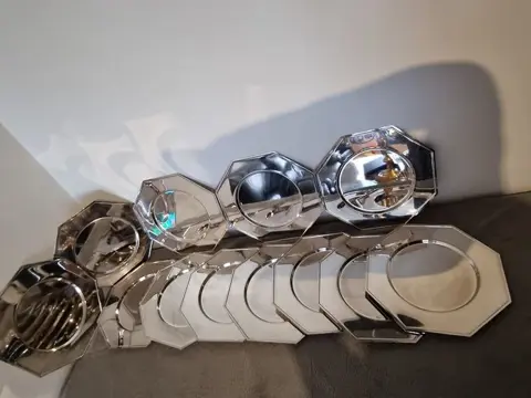 Onderplaten (12) - Verzilverd