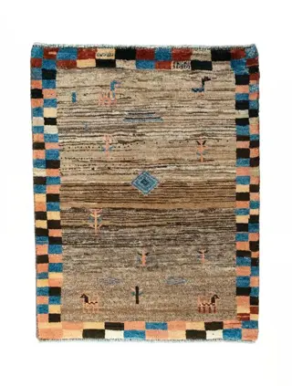 Gabbeh Loribaft - Tapijt - 101 cm - 80 cm