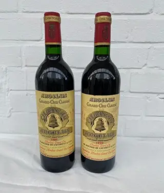 1989 &amp; 1990 Château l’Angelus - Saint-Emilion Grand Cru