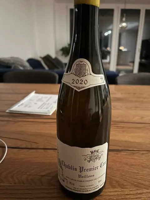 2020 François Raveneau Vaillons - Chablis 1er Cru - 1 Fles