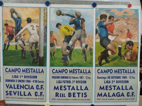 Donat Sauri - 3Poster Football.Year 1966-1967 - Mestalla
