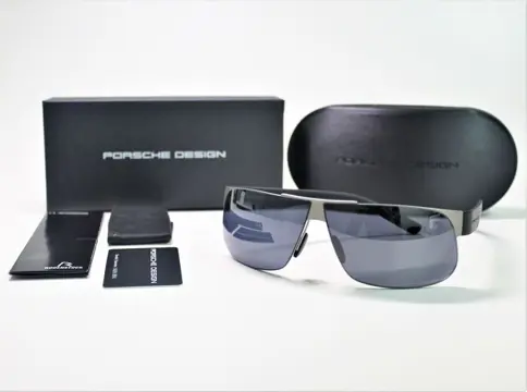Porsche Design - P8535 C grau blau - Titan - Zonnebril