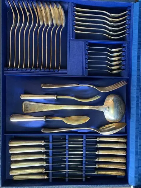 M. Morini Cacciari argentieri - Bestek (41) - .800 zilver