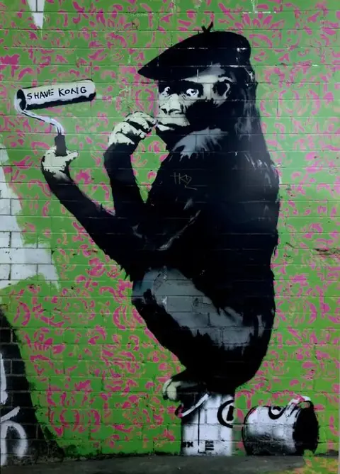 Banksy (after) - Shave Kong - Original Poster - World of