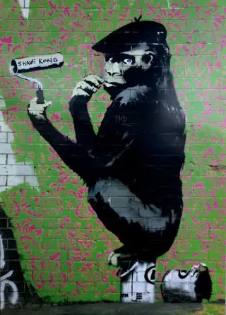 Banksy (after) - Shave Kong - Original Poster - World of