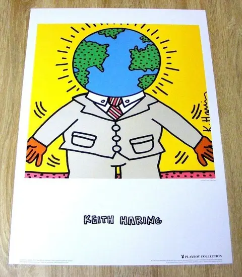 Keith Haring - Earthman - 1999