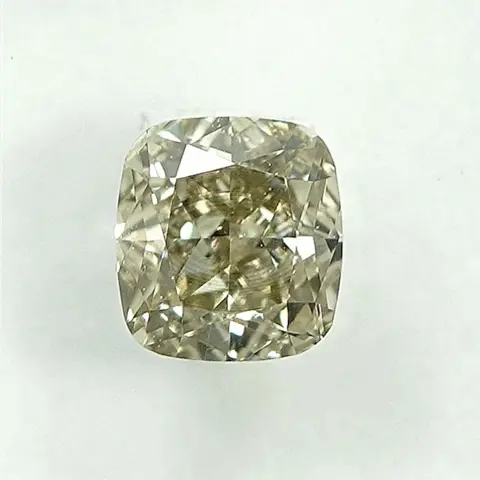 Diamant - 0.33 ct - Cushion - P-Q, Very Light Greyish