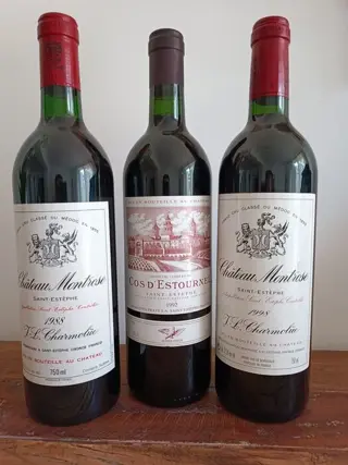 1988 , 1998 Chateau Montrose &amp; 1992 Chateau Cos