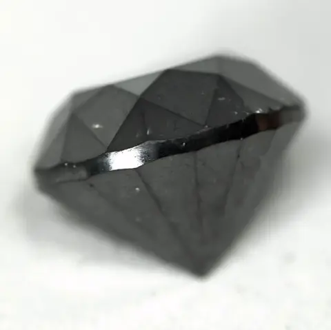 Diamant - 6.91 ct - Briljant - Black - N/A