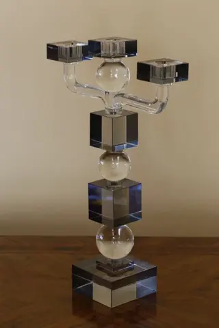 Enzo De Gasperi - EDG - Kandelaar (1) - Kristal