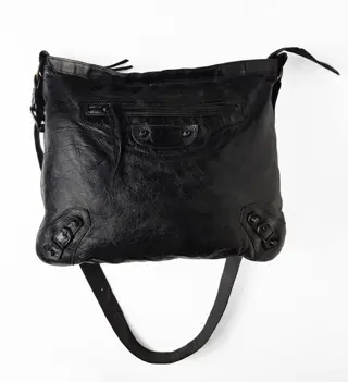 Balenciaga - Modello Classico in Pelle Nera - Crossbody tas