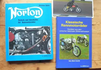 Boeken - 2 boeken Norton + Britse Race Motorfietsen -