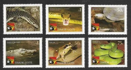 Oost-Timor 2010 - International Year of Biodiversity - Reptiles - Michel 11/16