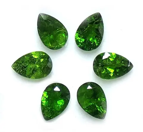 6 pcsDiopside Chroom - geen minimumprijs - 2.72 ct