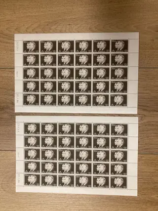 Monaco 1984 - Airmail - high facial value sheets - mint** - Yvert n°104 x 60 exemplaires