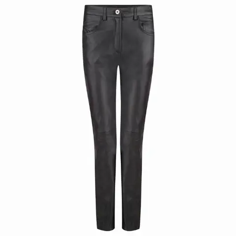 Dames leren broek model jeans van small t/m 6xl