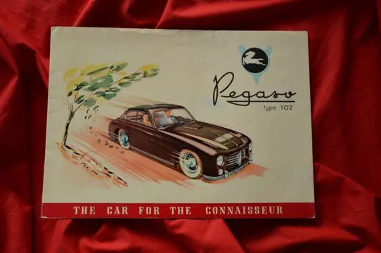 Brochures/catalogi - 1952 Pegaso Type 102 brochure folder