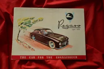 Brochures/catalogi - 1952 Pegaso Type 102 brochure folder