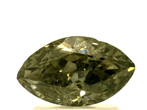 1 pcs Diamant - 1.01 ct - Markies - Elegant grijs