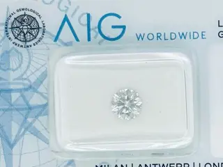 1 pcs Diamant - 0.60 ct - Briljant, Rond - J - SI2