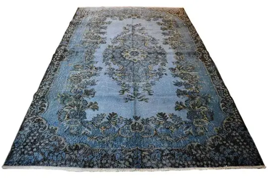 Vintage blue - Vloerkleed - 286 cm - 177 cm