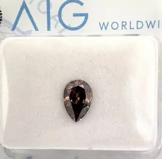 Diamant - 0.51 ct - Peer - Fancy Deep Orangy Brown - SI2