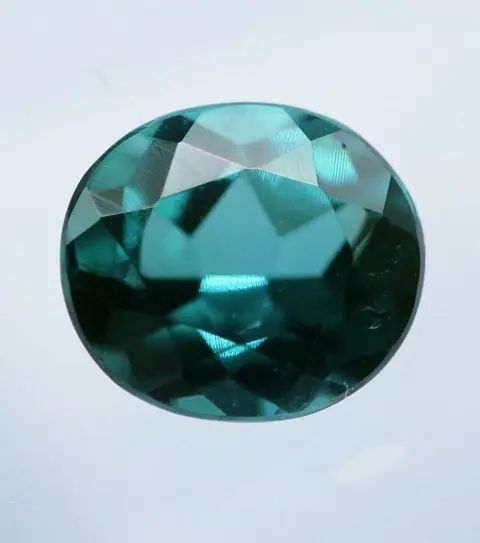 Levendig groenachtig blauw, fijne kleurenkwaliteit