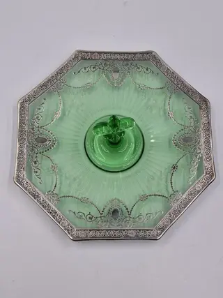 Fostoria - Centerpiece, Serveerschaal - Art Deco - .925