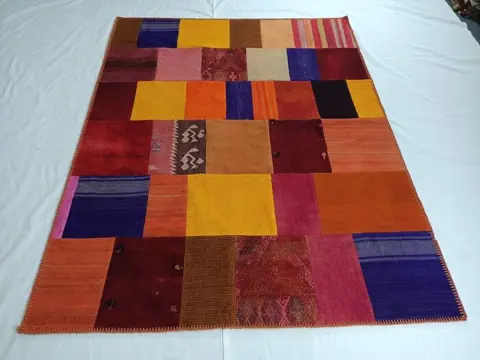 Patchwork - Kelim - 134 cm - 171 cm
