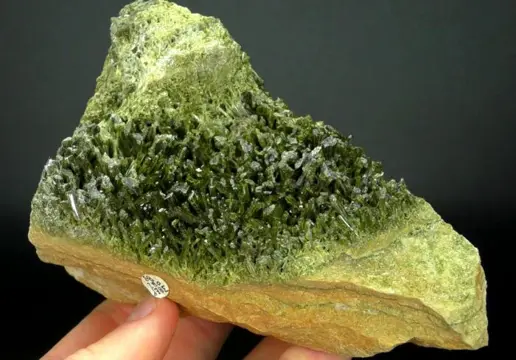 Epidote - Cornillon-piek, Oisans, Alpen, Frankrijk -