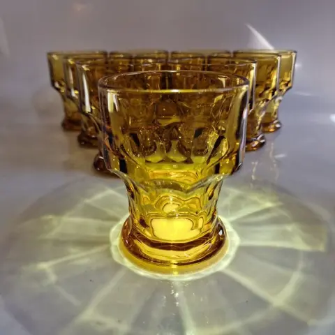 Anchor Hocking - Bril (12) - Modern - Glas - Honeycomb