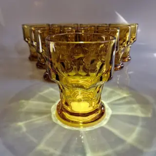 Anchor Hocking - Bril (12) - Modern - Glas - Honeycomb