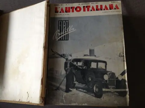 Boeken - L'Auto Italiana. 15 numeri rilegati. Dal n.ro 1