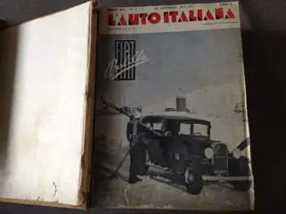 Boeken - L'Auto Italiana. 15 numeri rilegati. Dal n.ro 1